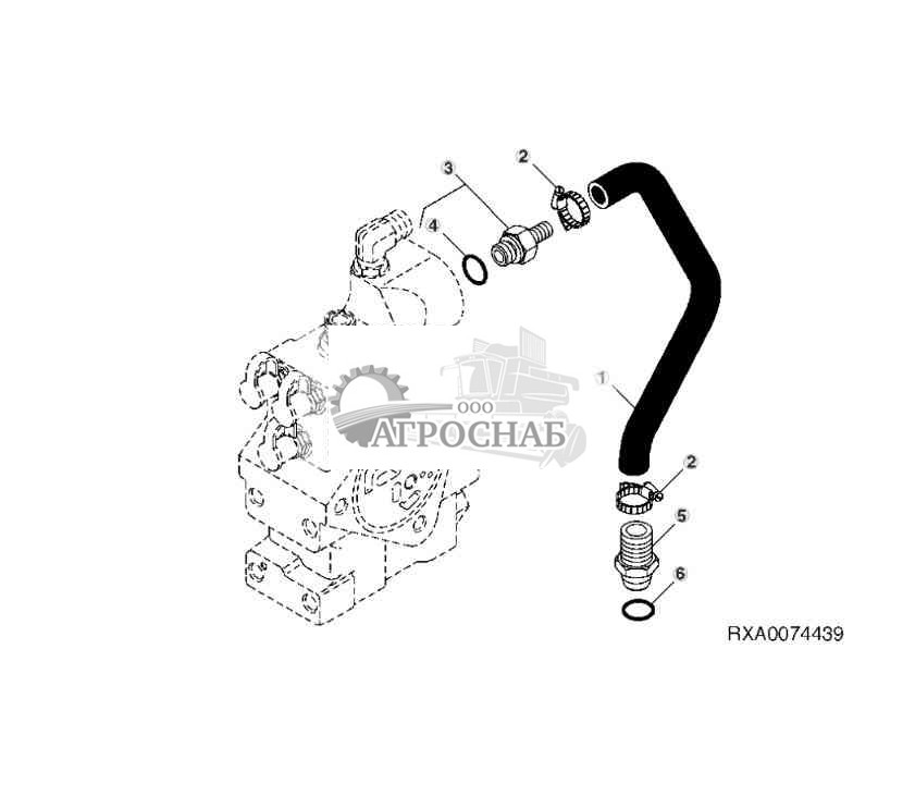 Трубки впускных приоритетных клапанов 